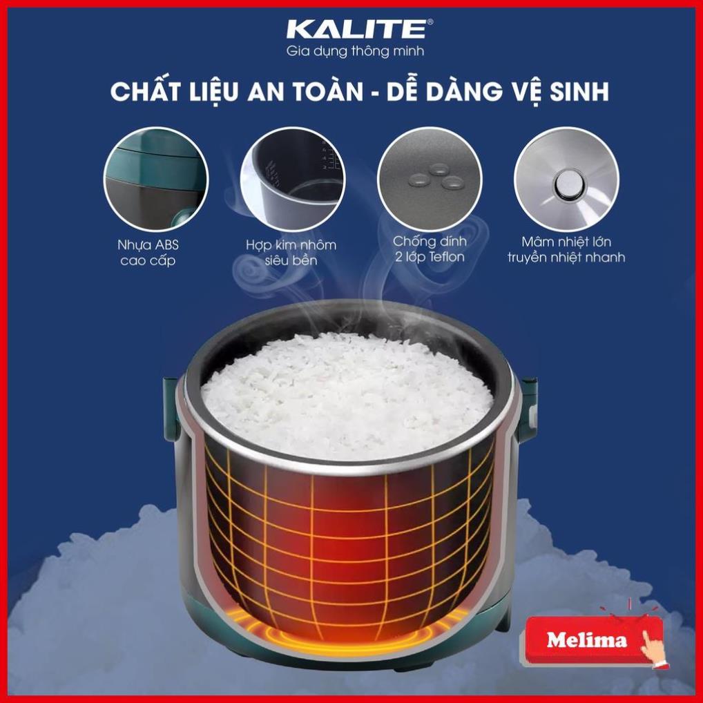 Nồi cơm điện Kalite KL 619, KL618 [Quai xách và Quai liền], Công suất 700W, Dung tích 1.8L, Bảo hành 12 tháng, Siêu bền