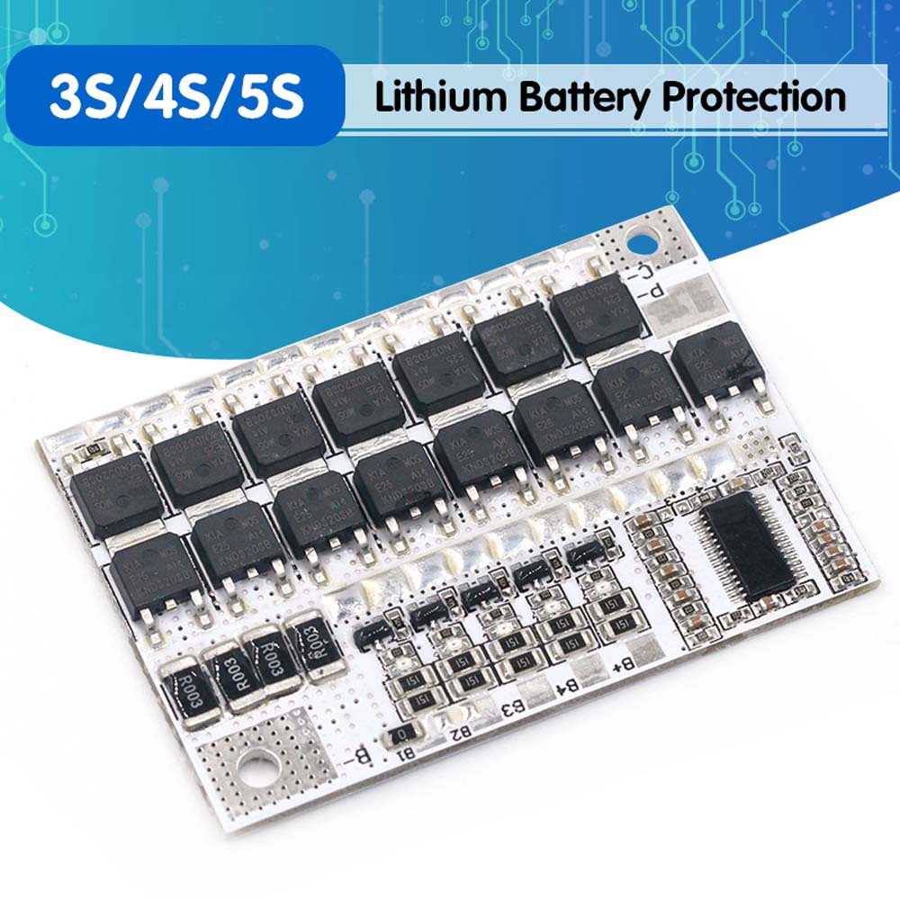 Bảng Mạch Bảo Vệ Pin Lithium 3S 4S 5S 60A