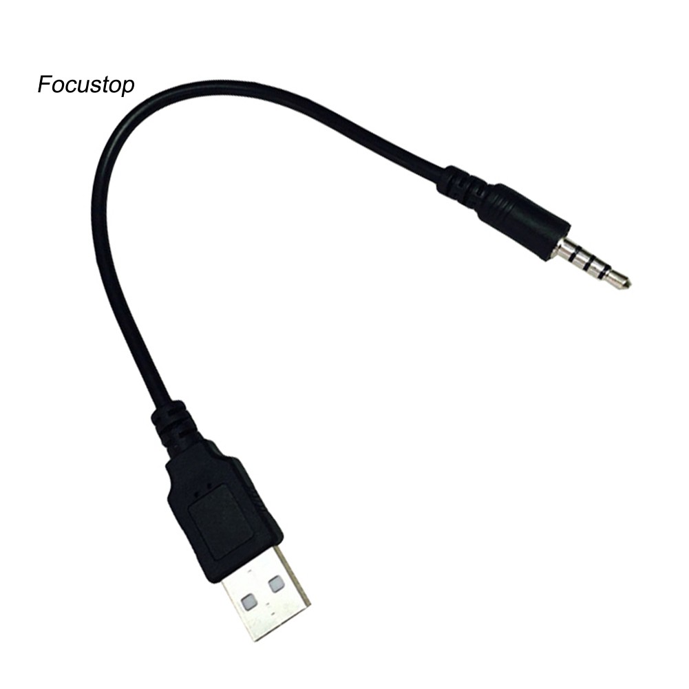 Dây Cáp Chuyển Đổi Âm Thanh Từ Đầu Cắm 3.5mm Sang Cổng Usb Aux Cho Mp3 Trên Xe Hơi