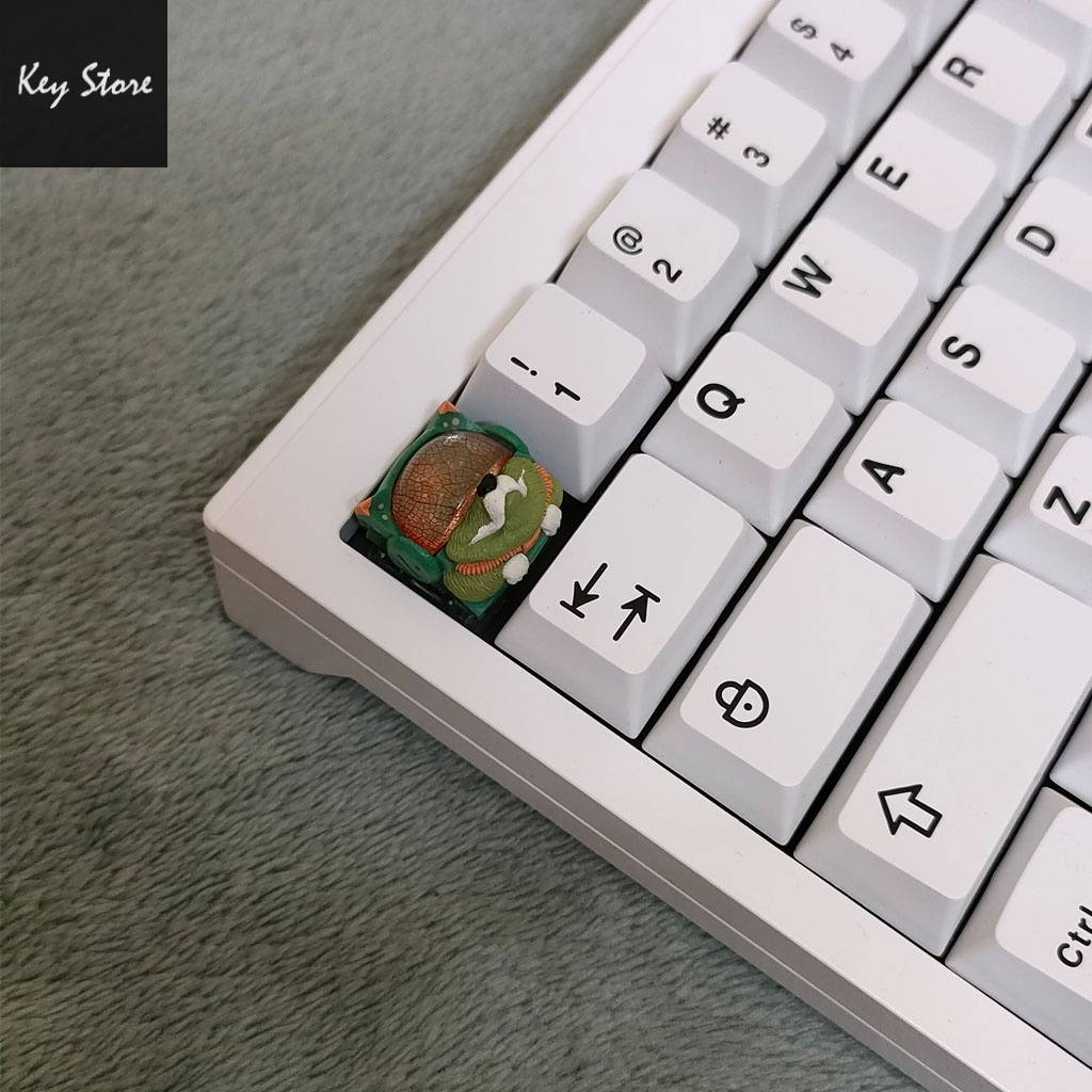 Nút bàn phím cơ artisan keycap sirius màu classic retro kính vân lá limited