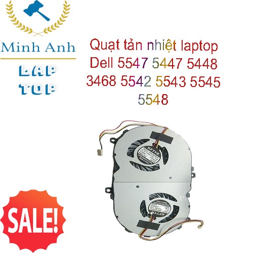 Fan Quạt laptop Dell inspiron 5547 5447 5448 3468 5542 5543 5545 5548 5457