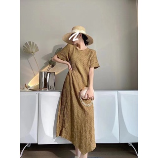 Váy xốp nhăn