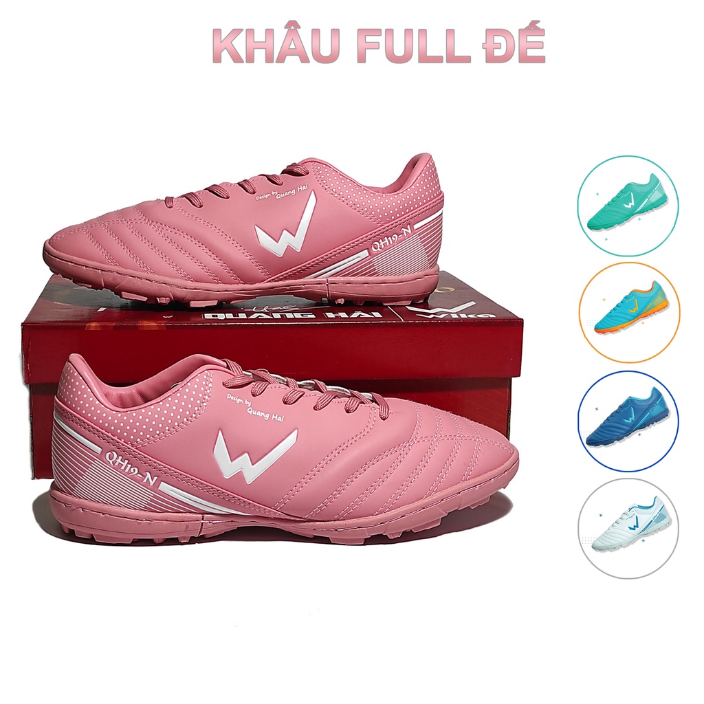 Giày đá bóng Wika QH19 NEO đế đinh dăm TF bám sân cực tốt đã được khâu chắc chắn
