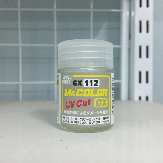 [12.2021] Sơn: Mr Color GX Super Clear III UV-Cut Gloss GX112 (Lacquer)