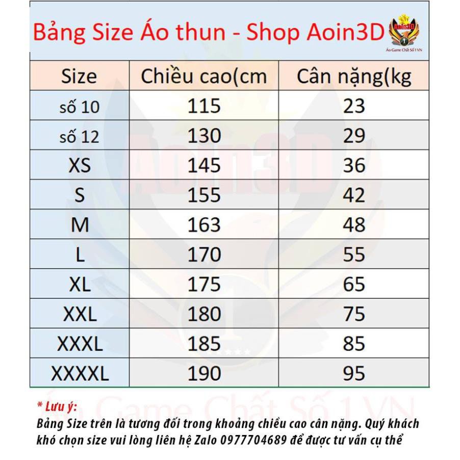 Áo Dạ Quang CR7 Cotton 100% - shop Aoin3D /gia tôt nhất