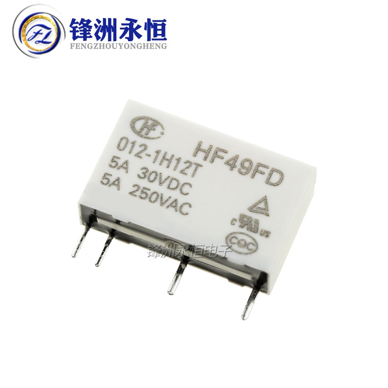 Rơ Le HF49FD-005 012 024 1H11 1H11T 1H12 T 4 Pins 5A 5V 12V 24V Chuyên Dụng