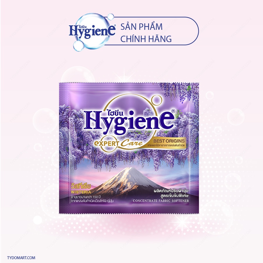 Nước Xả Vải Hygiene Thái Lan Đậm Đặc Hoa Hoa Mới Dây 12 Gói