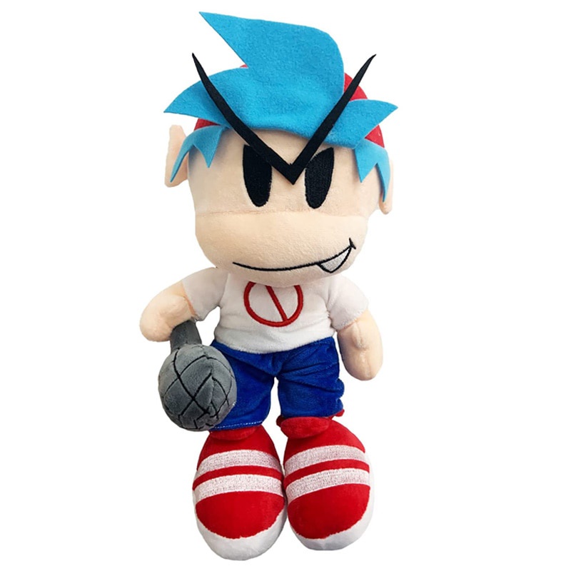 Mới 25cm Thứ Sáu Đêm Funkin Sang Trọng Đồ Chơi Đêm Thứ Sáu Funkin Bạn Trai Ma Quái Tháng Trượt Và Bơ