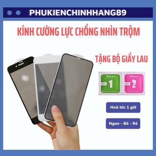 Kính Cường Lực Chống Nhìn Trộm Dành Cho Ip ⚡ Full Dòng Máy Ip - MOBILE89