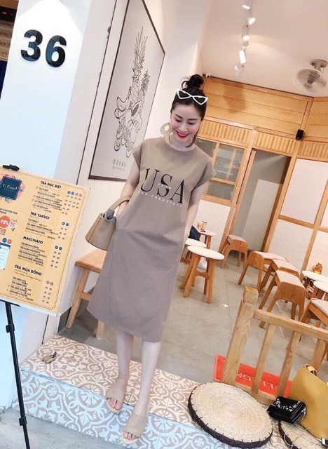 Váy xuông usa fom thụng không túi | BigBuy360 - bigbuy360.vn