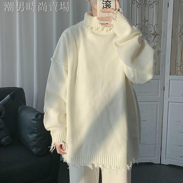 Áo Sweater Cổ Lọ Dáng Rộng Thời Trang Thu Đông Cho Các Cặp Đôi