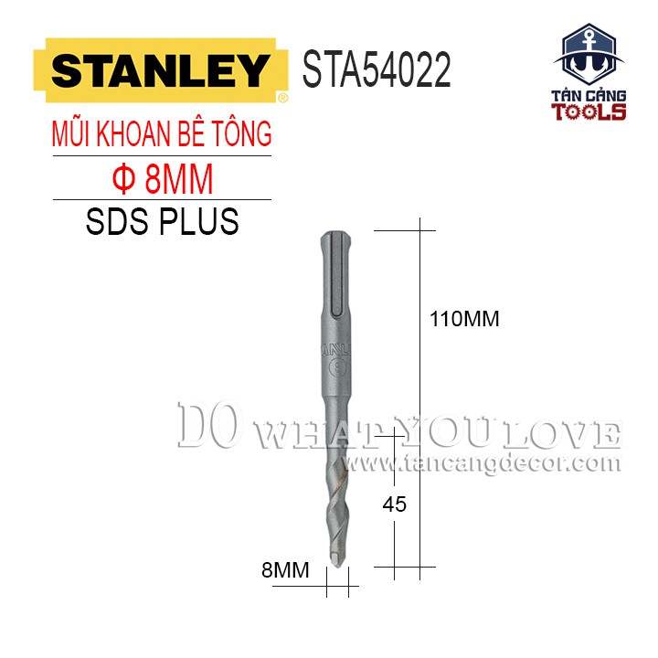 MŨI KHOAN BÊ TÔNG STANLEY STA54022