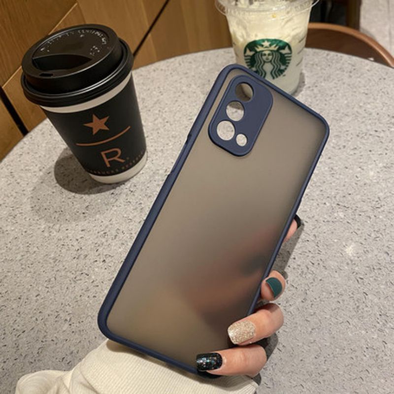 OPPO A95 A77 A76 A96 A16k A74 A54 A94 A15s A15 A93 A73 A12 A5s Ốp điện thoại mặt nhám chống sốc cho