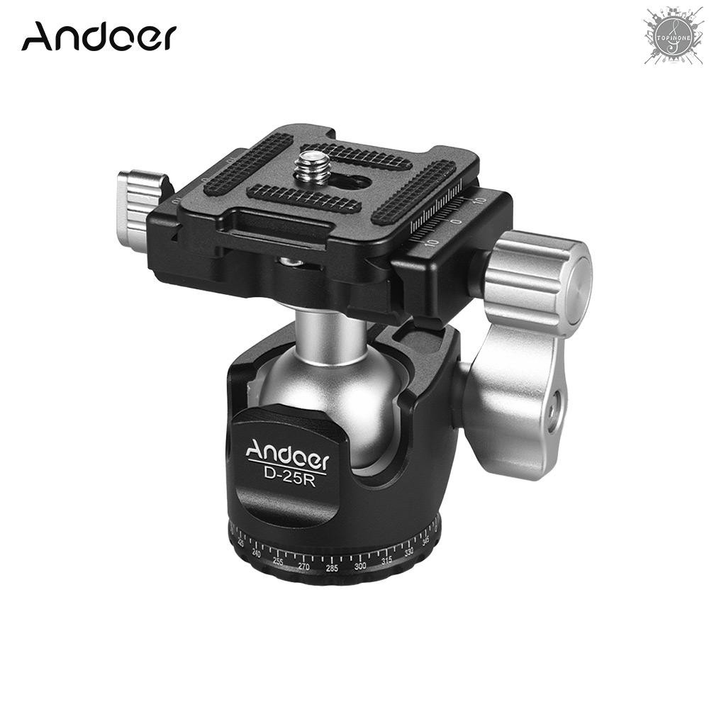 Đầu gắn máy ảnh Andoer D-25R Cnc Machi