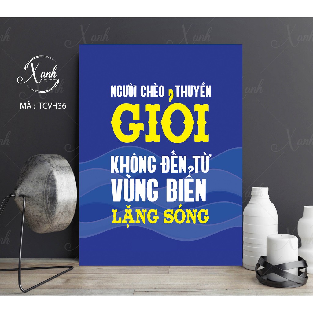 Tranh cổ động văn phòng cô ty - Làm việc thông minh hơn chăm chỉ