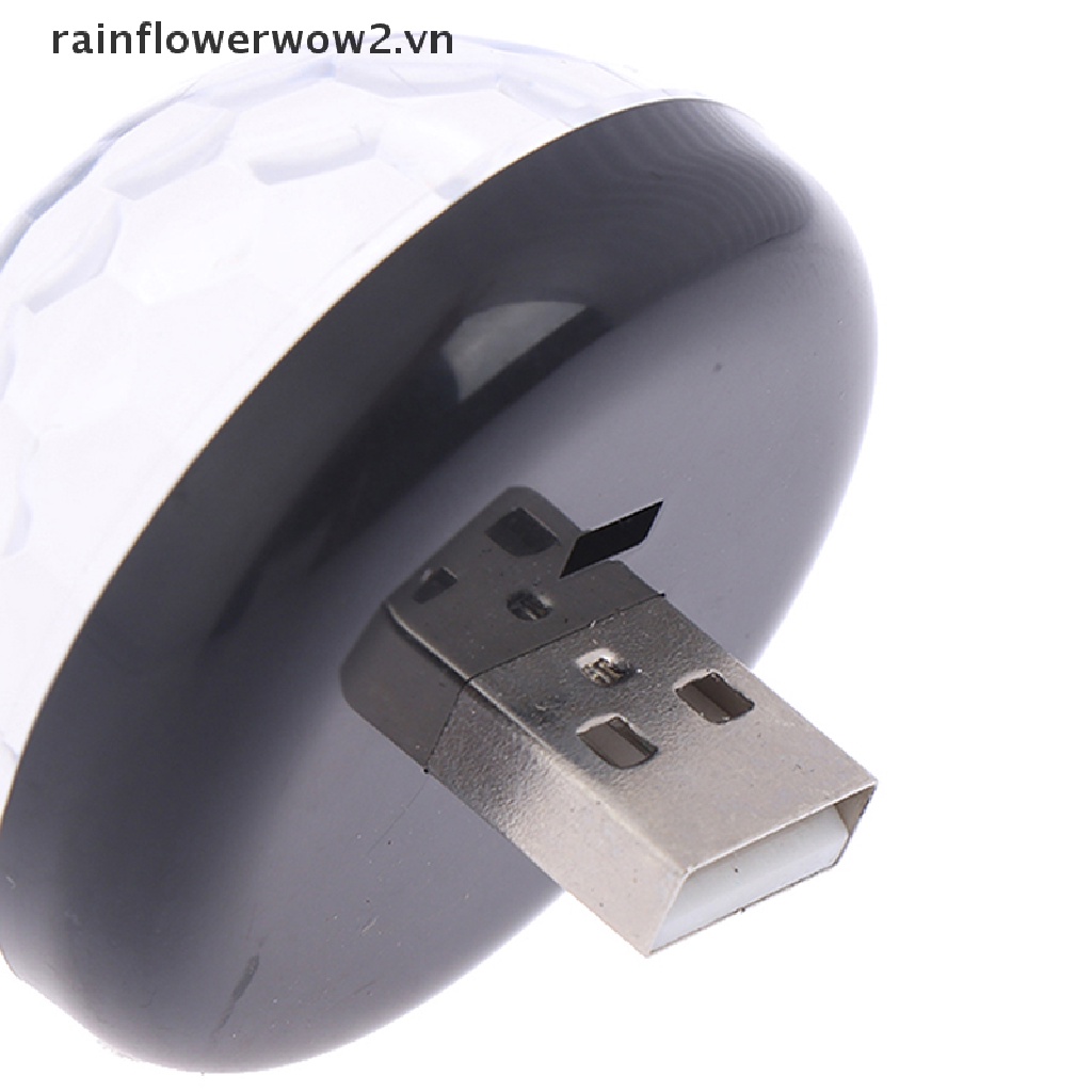 1 Đèn LED RGB mini USB Nhiều Màu Sắc Trang Trí Nội Thất Xe Hơi