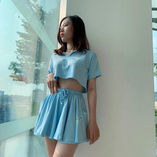 [Mã FATHANG5 giảm 10K đơn 50K] SET VÁY BUTTERFLY BLUE BY NATTHYSTYLE