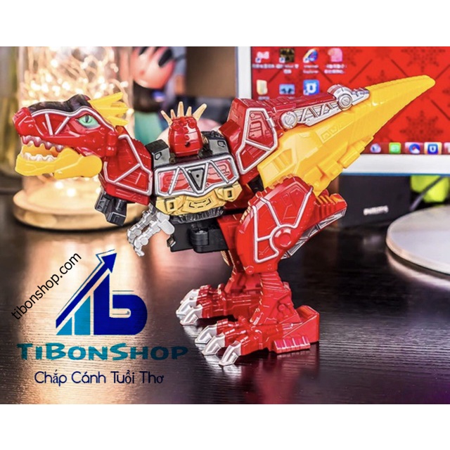 Hộp Robot lắp ráp biến hình siêu nhân điện long Kyoryuger