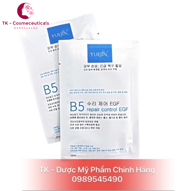 Mặt Nạ Phục Hồi Da Yuejin B5 Repair Control EGF Mask Cấp Ẩm, Làm Dịu Da, Giảm Đỏ