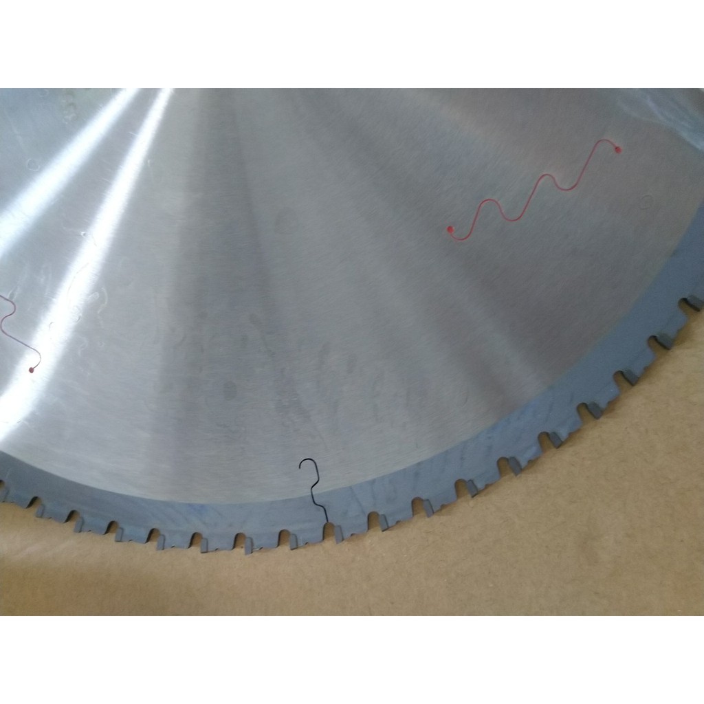 Lưỡi cắt hợp kim cắt sắt tốc độ chậm như máy LC2130 TIWAY 355x2.6x25.4x80T