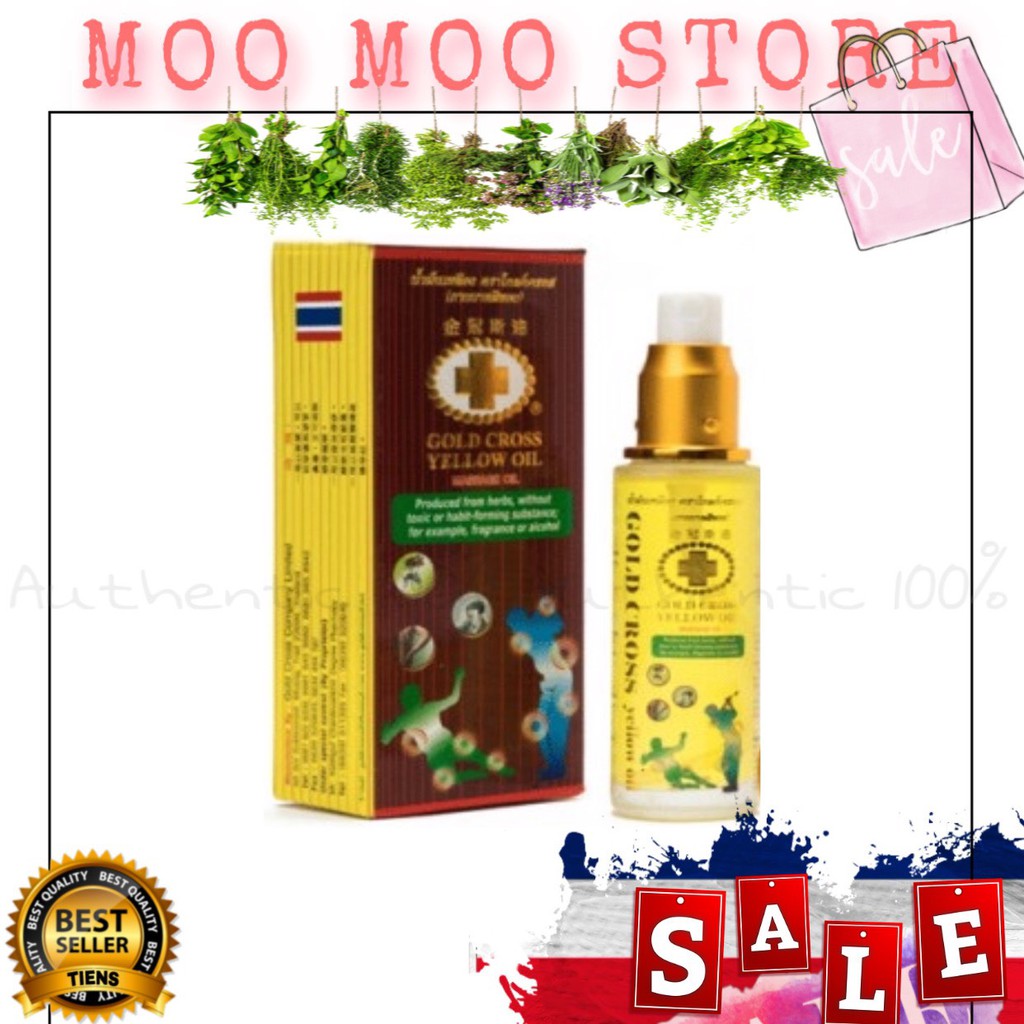 < Auth > ( Lẻ ) Dầu Thập Tự Vàng 48ML