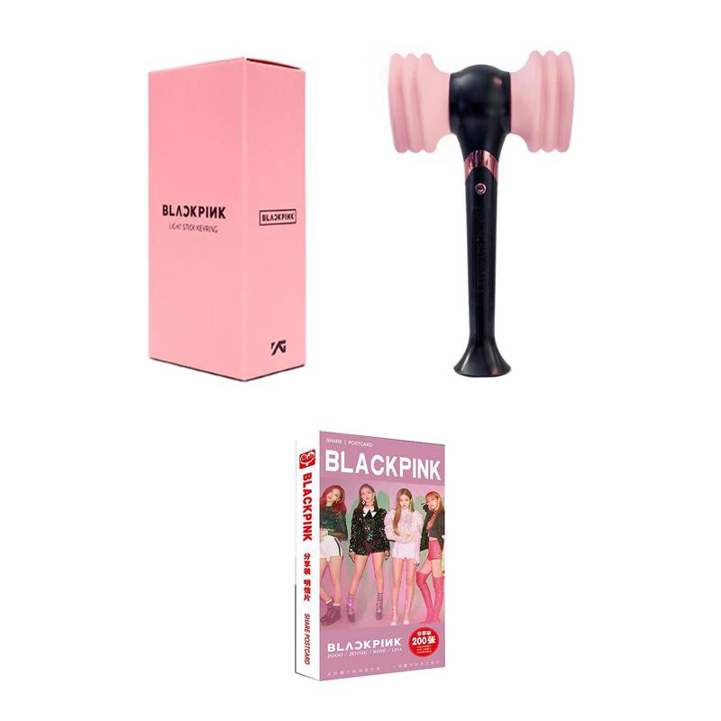 (M113) Combo 2 món đồ Lightstick và Postcard blackpink Lisa Jisoo Jennie Rose quà tặng xinh xắn