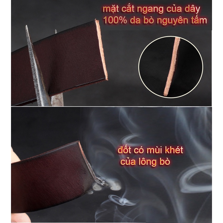 Thắt lưng da Dây nịt nam BEKELE BOLO khóa cài cao cấp bảo hành 12 tháng.