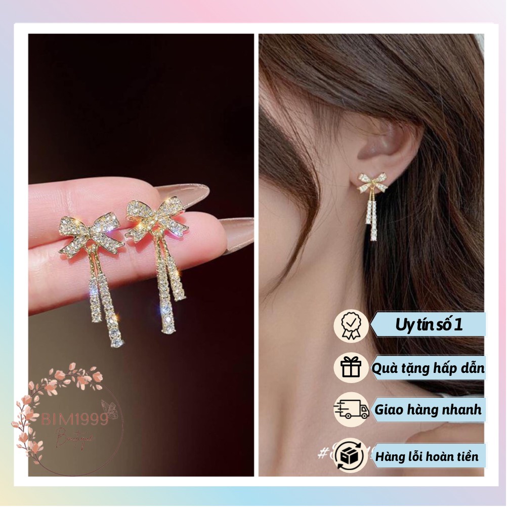 Khuyên Tai Xinh Hoa Tai Đẹp Thiết Kế Phong Cách Hàn Quốc Hàng Nhập QC Đẹp Bền Và Chắc Chắn Bao Nhận Hàng Ưng Ý B064 HT