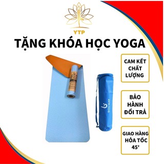 Thảm Tập Yoga S1ECO Pro Mat, 2 Màu Phối Lạ Mắt, Chống Trơn Trượt Tuyệt Đối, Thấm Hút Tốt