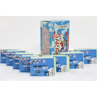 Thẻ Học Kanji Thượng Cấp N1 - Bộ 8 quyển flashcards