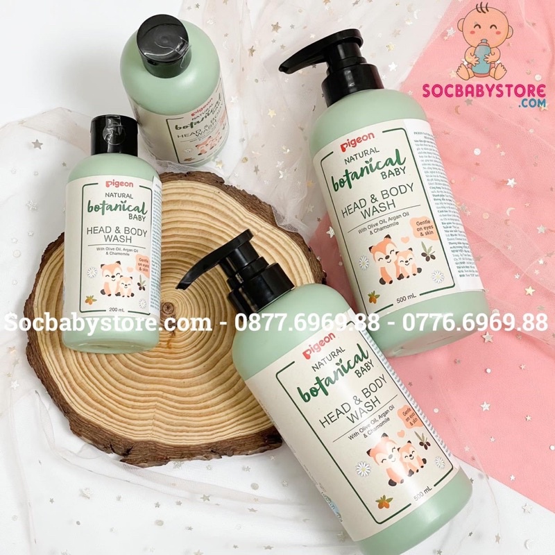 Sữa Tắm Gội Pigeon Natural Botanical 200ml / 500ml
