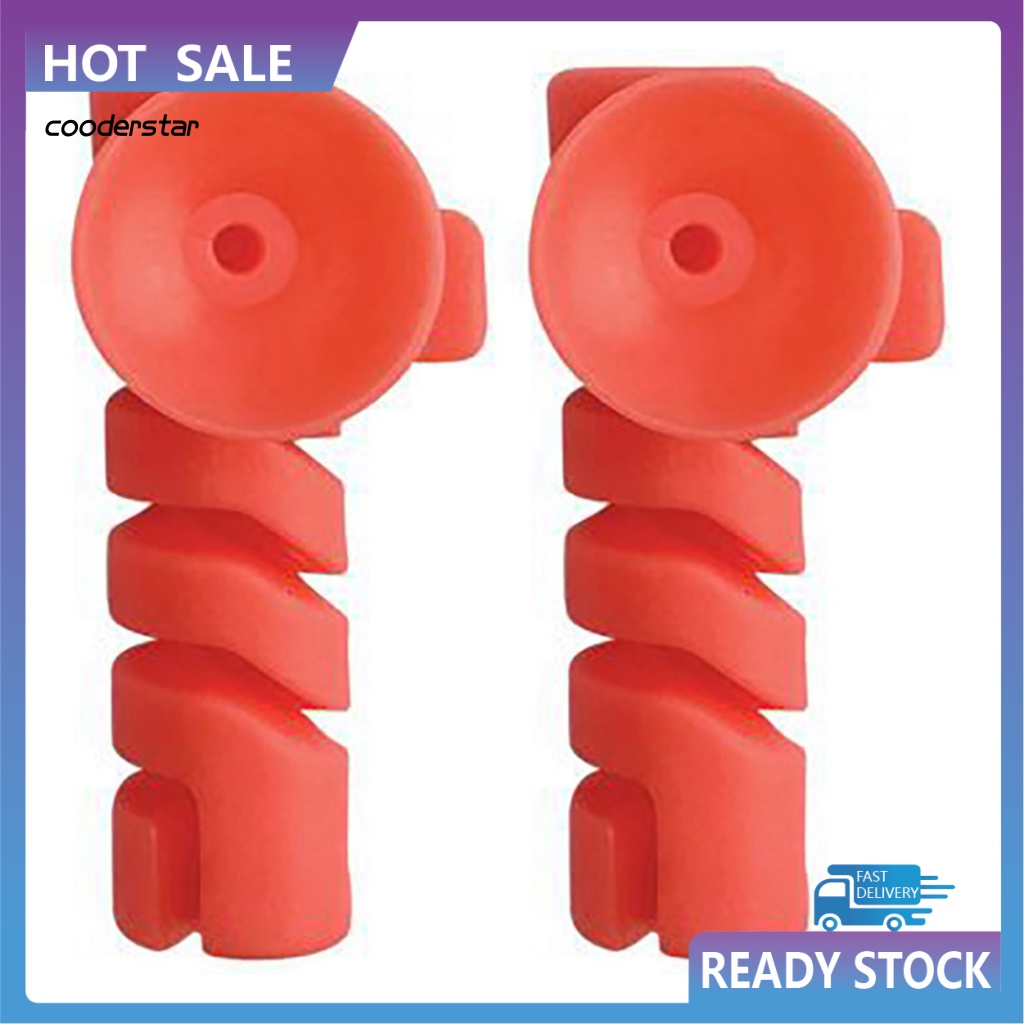 Set 2 Phụ Kiện Bảo Vệ Dây Cáp Sạc Hình Xoắn Ốc Tiện Lợi Mềm