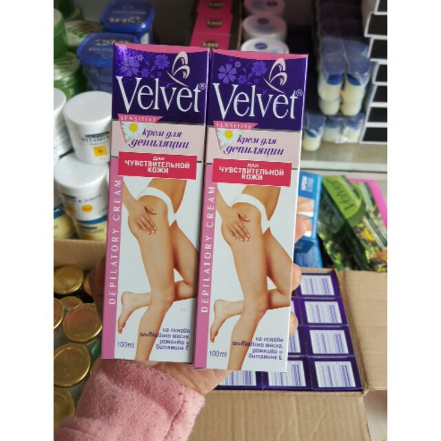 Kem tẩy lông velvet nga