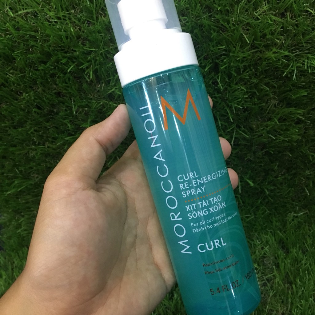 Xịt tái tạo sóng xoăn Curl Re-Energizing Spray Moroccanoil 160ml