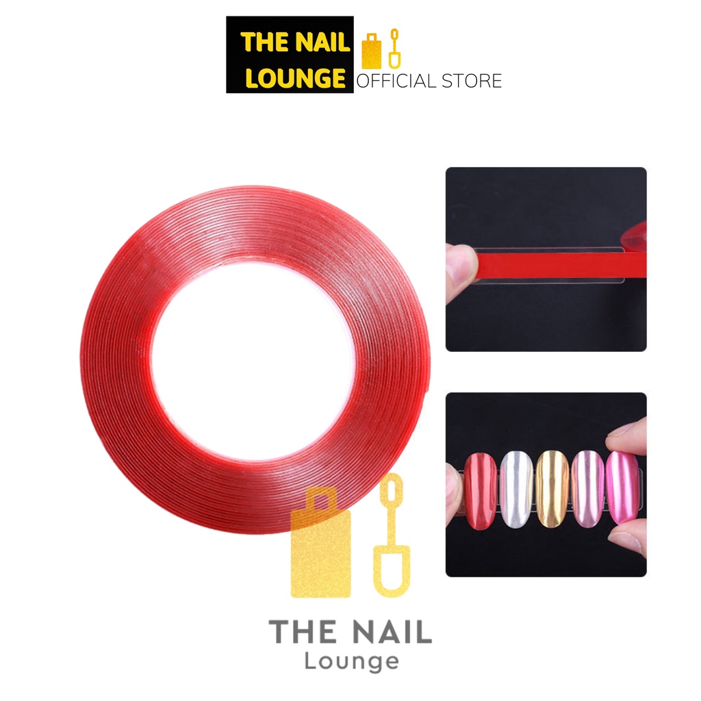 Băng dính tạo fan mi - Keo cường lực dán móng mẫu trang trí bảng nail - ĐỒ NAIL VIỆT