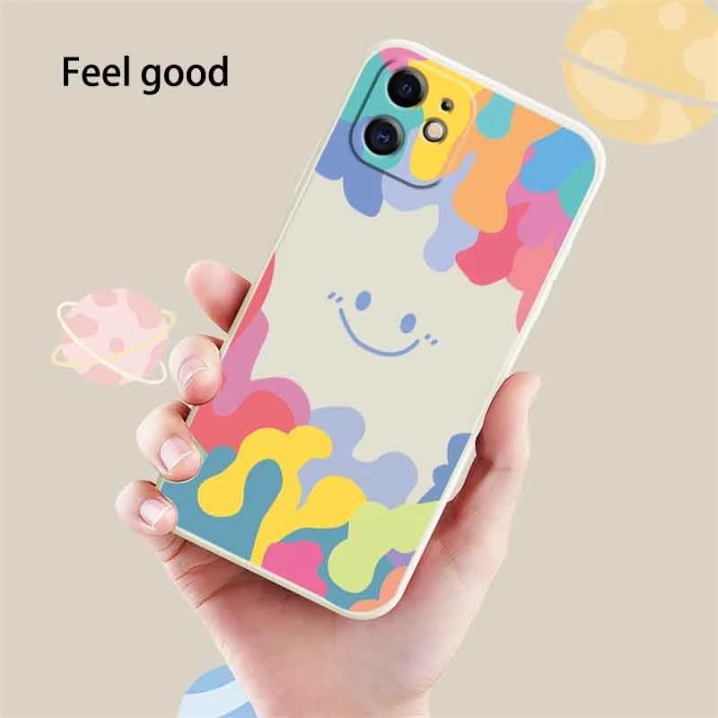 Ốp điện thoại silicon có dây đeo thích hợp cho Iphone 11 12 Pro Xs Max 8 7 Plus Xr X Se2020