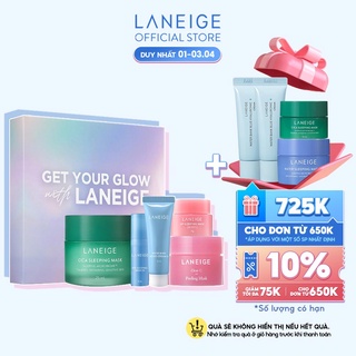 Combo dưỡng ẩm và làm đẹp cho da LANEIGE CICA Sleeping Mask & Water Bank
