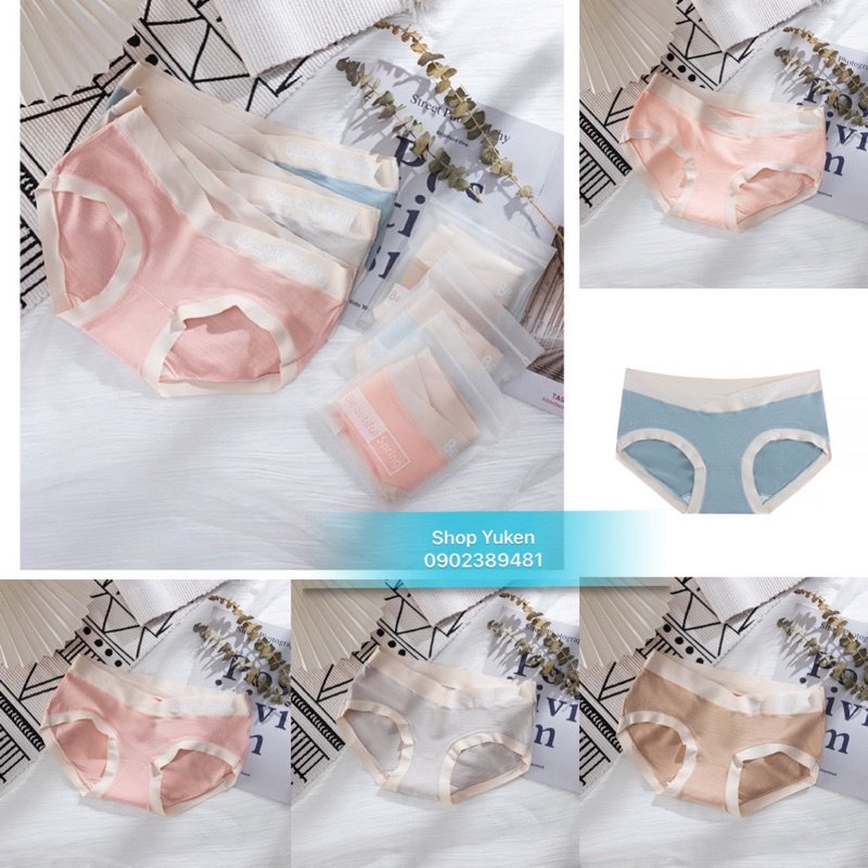 Q20031.♥️ Quần Lót Nữ ♥️ Quần Lót Bầu Su thông hơi kháng khuẩn Mềm Êm