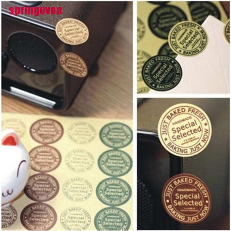 Nhãn Dán Trang Trí Hộp Quà Xà Phòng / Bánh Quy DIY