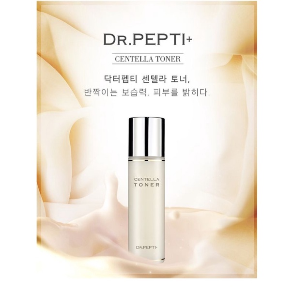 Nước Hoa Hồng Rau Má Dịu Da Dr.Pepti+ Centella Toner 180ml