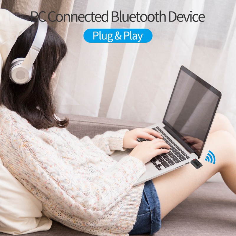 Usb Bluetooth Truyền Tín Hiệu Âm Thanh 5.0 Pc Tv 4 Trong 1