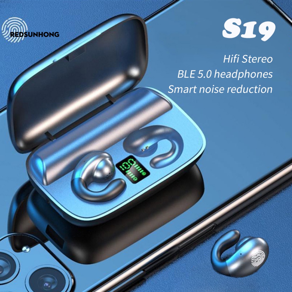 Tai Nghe Nhét Tai RSH.z Kết Nối Bluetooth Không Dây S19 Có Độ Nhạy Cao 5.0