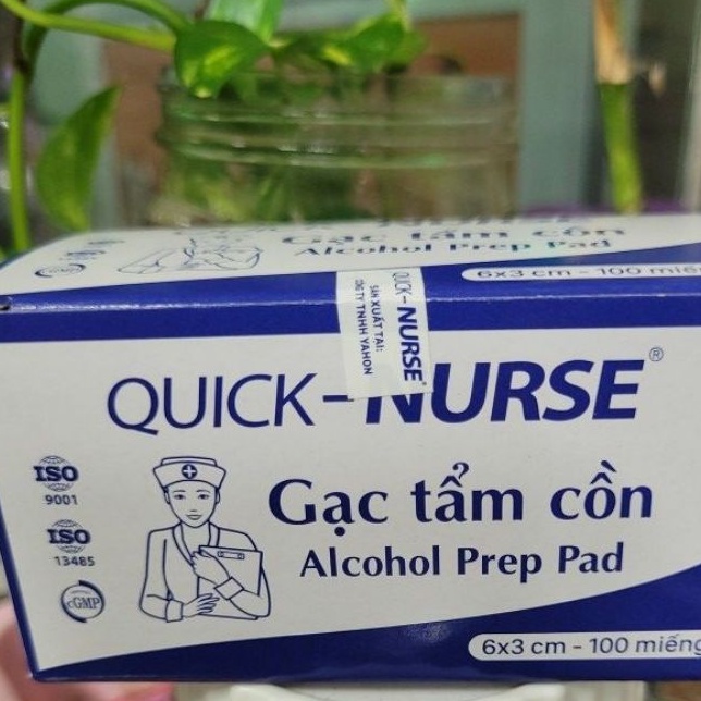 Bông gòn tẩm cồn dạng miếng: tiện lợi cho cuộc sống