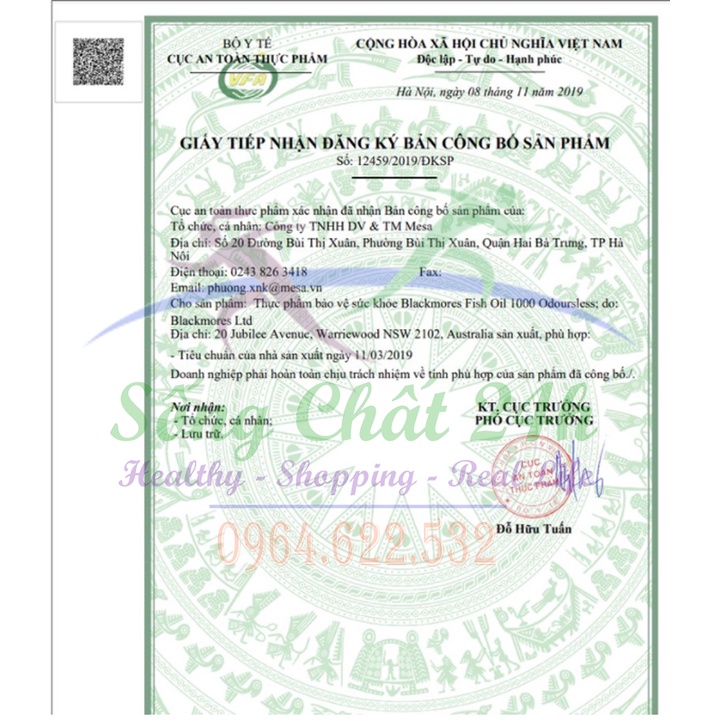 Viên Uống Dầu Cá Blackmores Fish Oil 1000 Của Úc