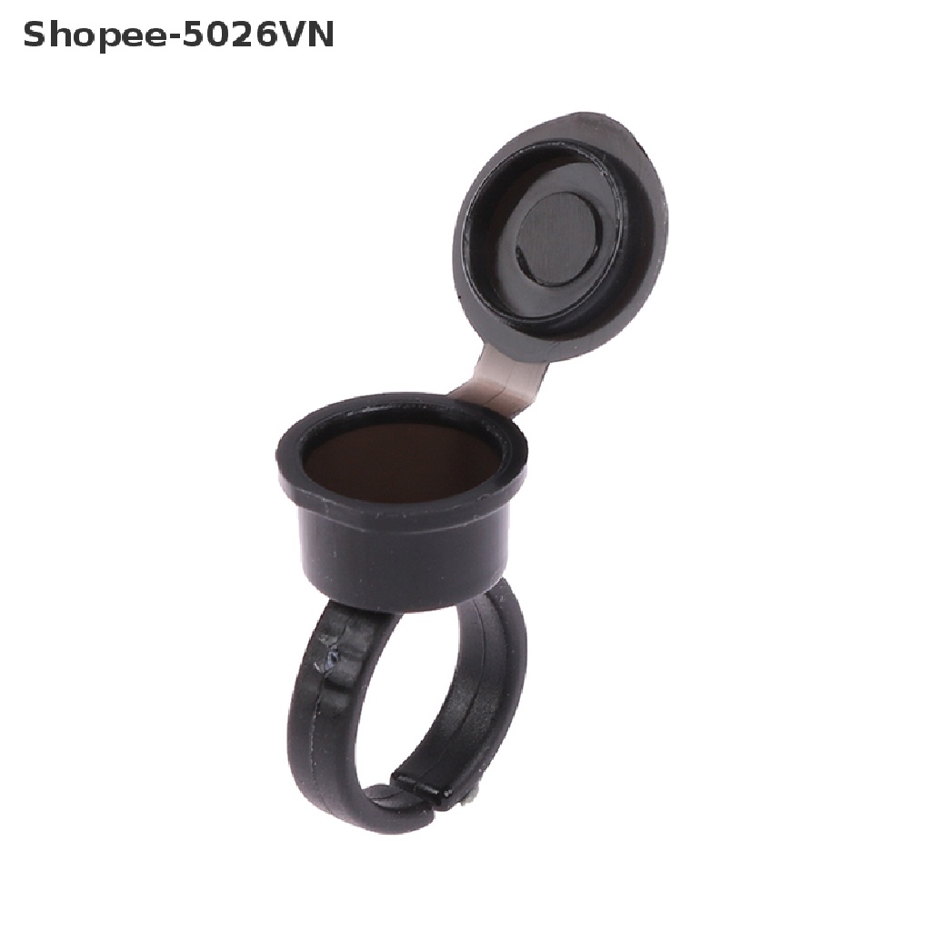 Bộ 50 Giá Đỡ Cốc Mực Xăm Có Nắp Đậy Tiện Dụng
