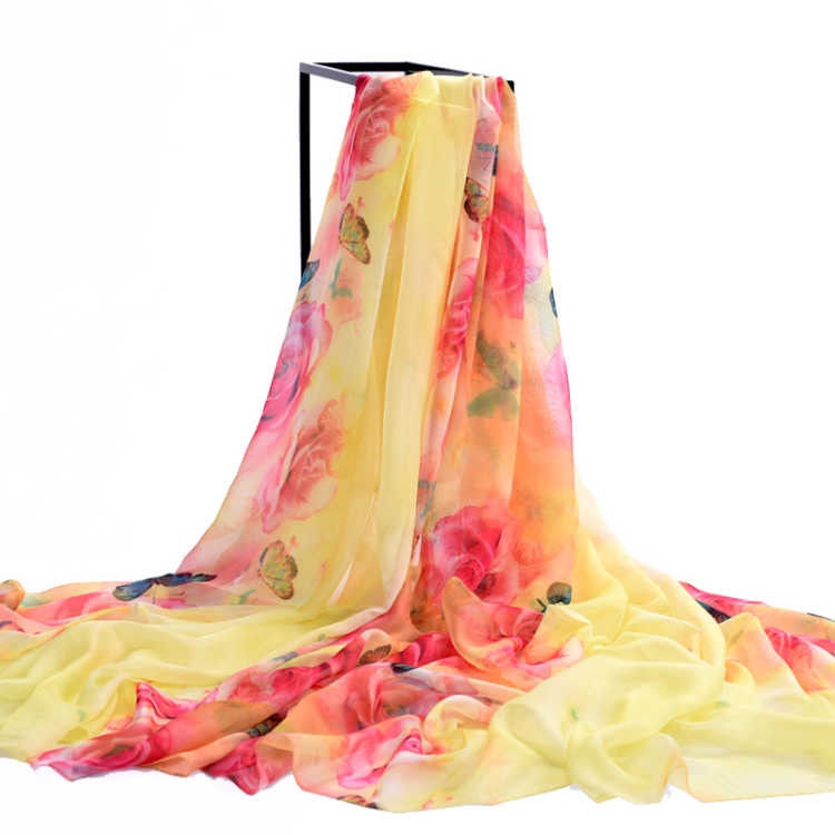 [Trang Sức Đẹp] [Siêu Lớn] Khăn Choàng Dài Chống Nắng Đi Biển Bằng Lụa Chiffon Thời Trang Xuân Hè Có Kích Thước Lớn Đa Chức Năng Cho Nữ