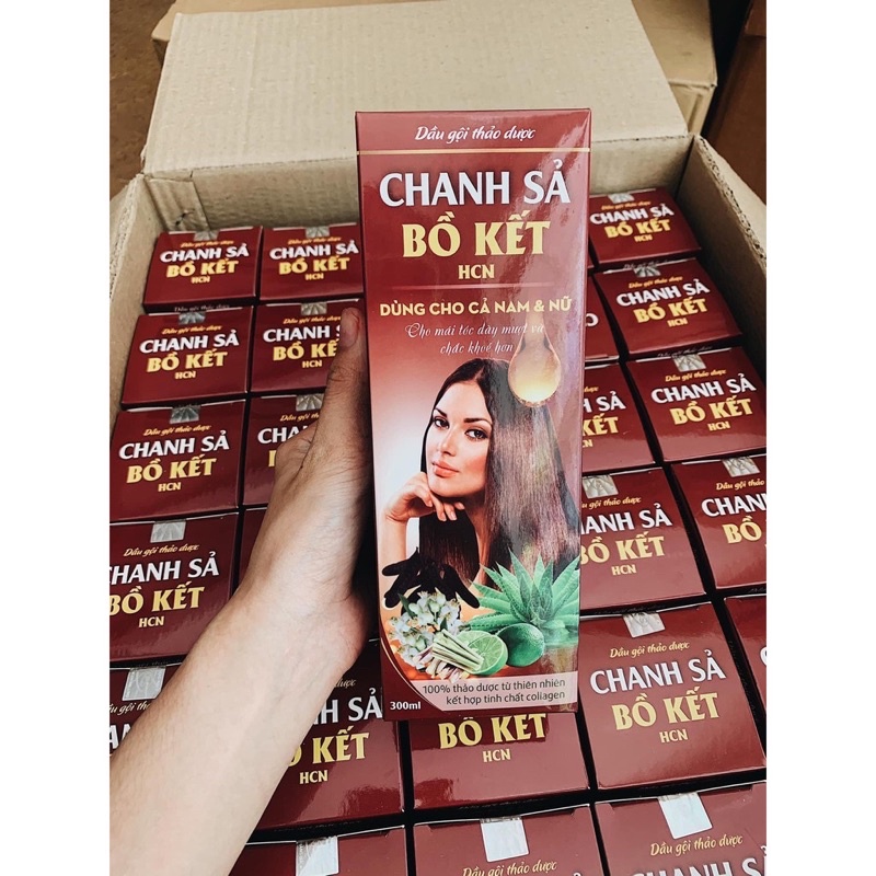 Dầu gội bồ kết xả chanh cung cấp dưỡng chất cho mái tóc chắc khoẻ