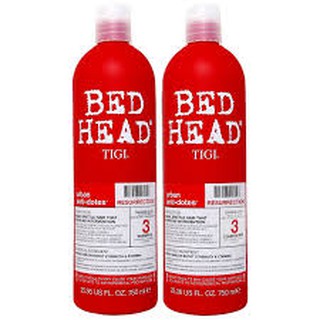 Bộ dầu gội xả tigi bed head phục hồi cấp độ 3 750ml + 750ml
