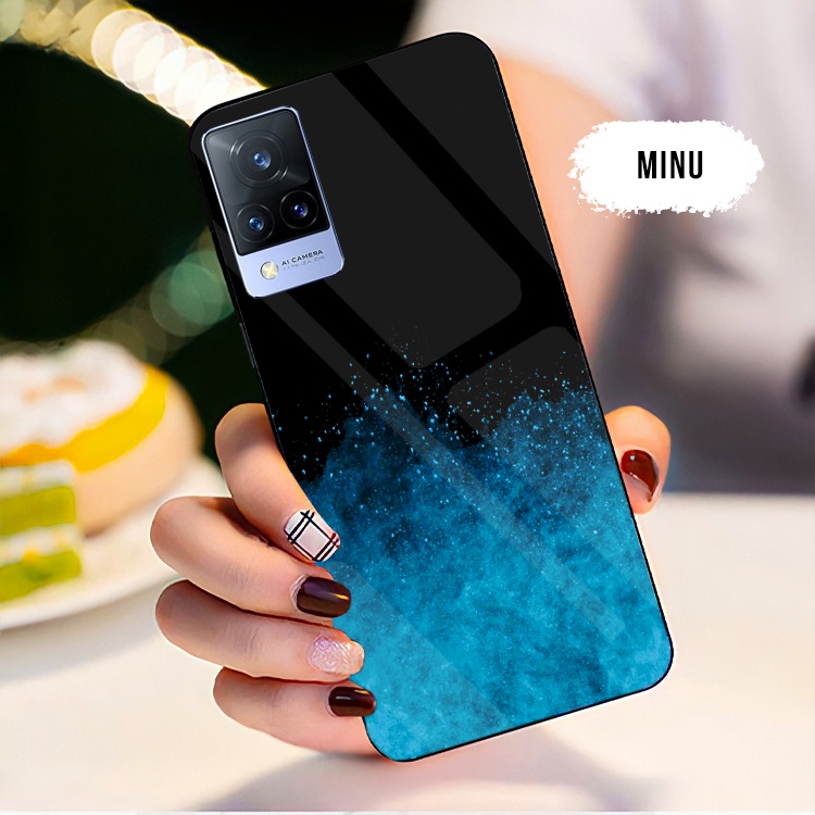 Ốp Lưng VIVO V20, V21 5G, Y21, Y21S Mặt kính cường lực cao cấp, sáng bóng, chất lượng