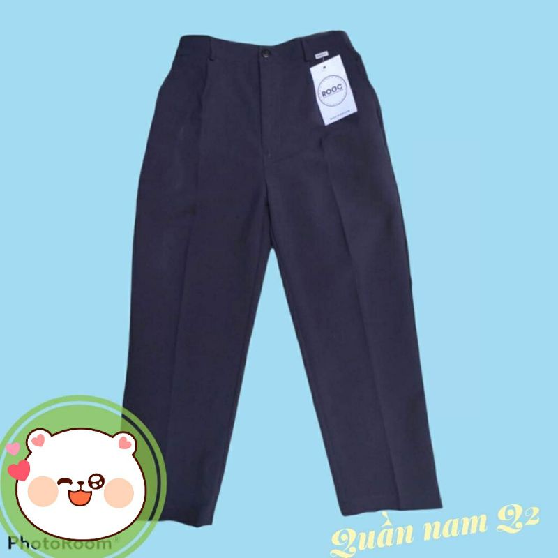 Quần tây học sinh nam lưng thun, quần tây dài học sinh nam